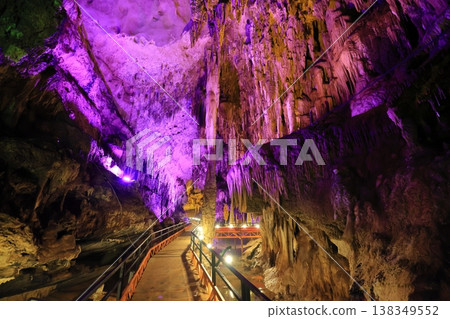 Pha Suam Cave, a large cave located in Laos Pha Suam Cave, a large cave located in Laos 138349552