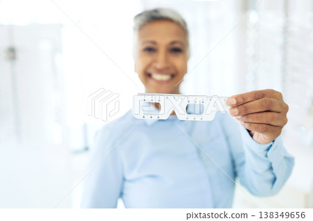 Senior woman, optometrist and optical ruler for eyesight, eye care or measuring for lens, eyewear or glasses. Healthcare, professional and optometry for test, frame or expert for vision, check or job Senior woman, optometrist and optical ruler for eyesight, eye care or measuring for lens, eyewear or glasses. Healthcare, professional and optometry for test, frame or expert for vision, check or job 138349656