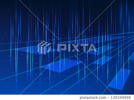 Metaverse technology background Square shapes stacked on top of each other form square grids with interesting elements. Refers to entering the virtual world that uses entertainment. Metaverse technology background Square shapes stacked on top of each other form square grids with interesting elements. Refers to entering the virtual world that uses entertainment. 138349898