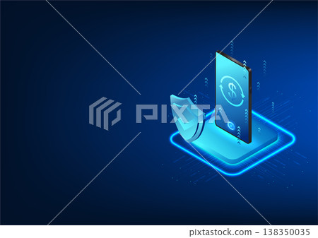 Financial technology in smartphones that has a system to prevent theft and data theft Mobile phones used for financial transactions, money transfers, deposits, and product payments. 138350035