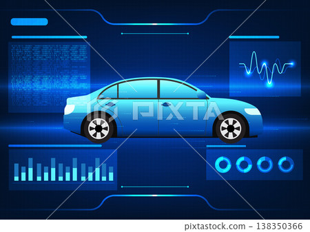 Technology that integrates with the car In order to access the performance of the car's systems and new innovations Helps analyze problems quickly. The car is scanned. 138350366