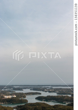 The view from Yokoyama Observatory overlooking the ria coast of Ago Bay. The view from Yokoyama Observatory overlooking the ria coast of Ago Bay. 138351139