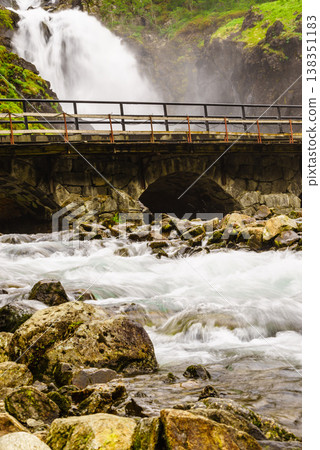 Latefossen waterfall Norway, Hordaland Latefossen waterfall Norway, Hordaland 138351183