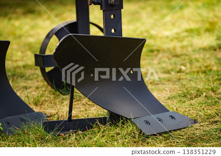 Agricultural plough machinery. 138351229