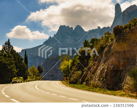 Mountain of Montserrat, Catalonia Spain. Mountain of Montserrat, Catalonia Spain. 138351506