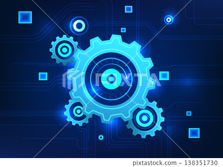 GearTechnology Multiple overlapping gears are connected together with technological circuits. technology media that improves the lives of people and the world's economy GearTechnology Multiple overlapping gears are connected together with technological circuits. technology media that improves the lives of people and the world's economy 138351730