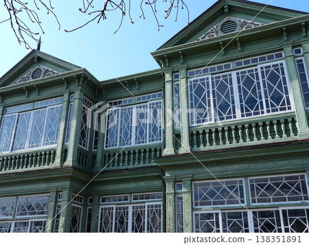 Retro style Western-style building 138351891
