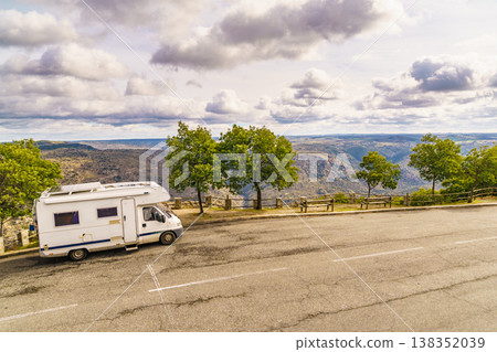 Camper in mountain, Portugal Camper in mountain, Portugal 138352039
