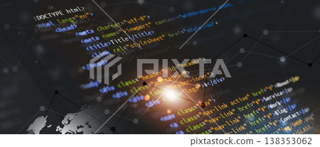 html internet coding banner html internet coding banner 138353062