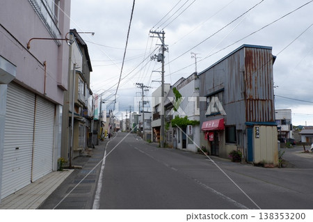 Streetscape of Kanagi-cho, Goshogawara City Streetscape of Kanagi-cho, Goshogawara City 138353200