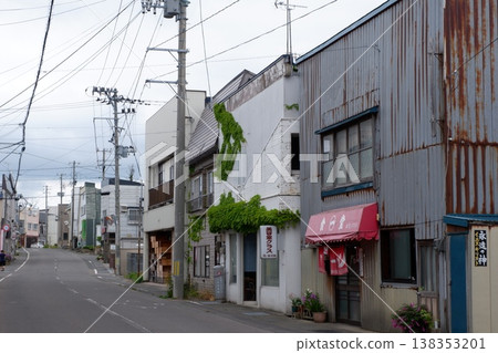 Streetscape of Kanagi-cho, Goshogawara City 138353201