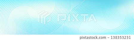 Modern digital abstract blue background with circular lines. Geometric stripe line art design for poster, brochure, cover, website, header, web banner, presentation Modern digital abstract blue background with circular lines. Geometric stripe line art design for poster, brochure, cover, website, header, web banner, presentation 138353231