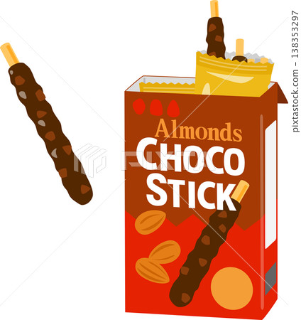 Opened chocolate pretzel packaging Opened chocolate pretzel packaging 138353297