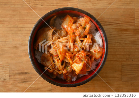 Pig kimchi bowl Pig kimchi bowl 138353310