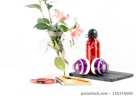 Portable Studio and Purple Flowers Portable Studio and Purple Flowers 138354000