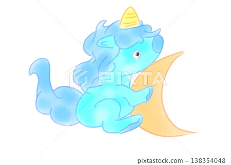 月亮獨角獸 138354048
