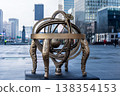 Cheugugi, the world's first standardized rain gauge from the Joseon Dynasty at Gwanghwamun Square. 138354153