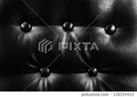 Exquisite Leather Cushioning With Polished Buttons And Intricate Stitching For Upscale Decoration 138354433