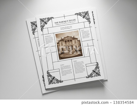 Vintage Certificate Template Classic Decorative Design Vintage Certificate Template Classic Decorative Design 138354584