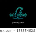 Smart Assembly Line Automation Industrial Concept 138354628
