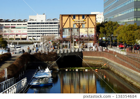 Nagasaki city center landscape: Nagasaki Port area "Dejima Wharf" 138354684