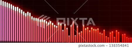 Stock Downturn Trend Red Graph Report. Downward Growth Financial Crisis Chart. Global Finance Collapse. Sanctions Tariffs Consequences, Trade War, Presentation Background Design. Vector Illustration Stock Downturn Trend Red Graph Report. Downward Growth Financial Crisis Chart. Global Finance Collapse. Sanctions Tariffs Consequences, Trade War, Presentation Background Design. Vector Illustration 138354841