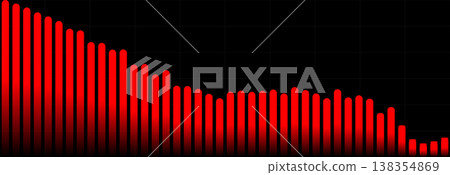 Stock Downturn Trend Red Graph Report. Downward Growth Financial Crisis Chart. Global Finance Collapse. Sanctions Tariffs Consequences, Trade War, Presentation Background Design. Vector Illustration Stock Downturn Trend Red Graph Report. Downward Growth Financial Crisis Chart. Global Finance Collapse. Sanctions Tariffs Consequences, Trade War, Presentation Background Design. Vector Illustration 138354869
