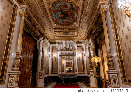 Interior of the Vienna State Opera house in Viena Austria Interior of the Vienna State Opera house in Viena Austria 138355345