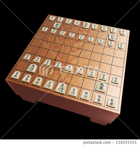 將棋（3DCG）黑色背景 138355355