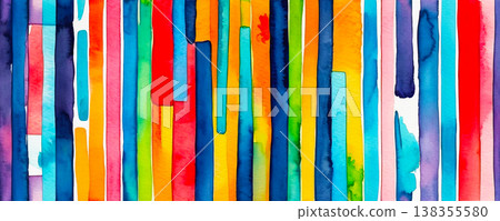 Bright abstract background with multicolored stripes Bright abstract background with multicolored stripes 138355580
