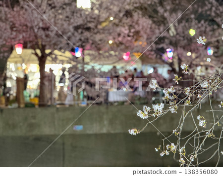2026年3月29日,日本橫濱市,大岡川沿岸夢幻般的夜間櫻花燈光秀,與城市夜景交相輝映。 2026年3月29日,日本橫濱市,大岡川沿岸夢幻般的夜間櫻花燈光秀,與城市夜景交相輝映。 138356080