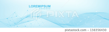 Global network connection website header or banner design. Abstract background with connecting dots and lines. Global business. Social network communication. Internet technology. Vector illustration Global network connection website header or banner design. Abstract background with connecting dots and lines. Global business. Social network communication. Internet technology. Vector illustration 138356430