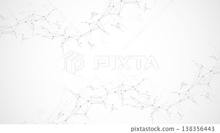 Global network connection website header or banner design. Abstract background with connecting dots and lines. Global business. Social network communication. Internet technology. Vector illustration Global network connection website header or banner design. Abstract background with connecting dots and lines. Global business. Social network communication. Internet technology. Vector illustration 138356443