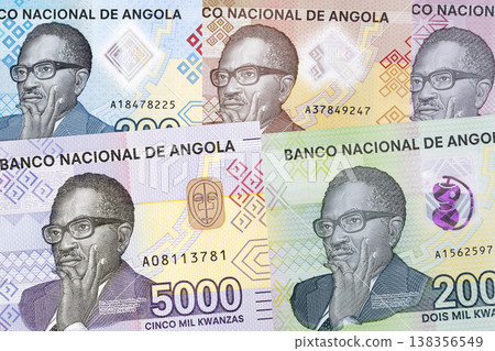 Angolan Kwanza a business background Angolan Kwanza a business background 138356549