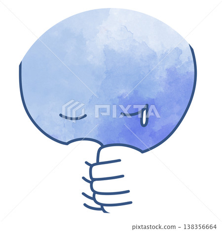 Round watercolor sad arm solid design Round watercolor sad arm solid design 138356664