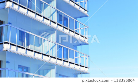 Apartments in residential complex. Housing structure at modern house. Architecture for property investment. and architecture details. Urban abstract - windows of apartment building. Apartments in residential complex. Housing structure at modern house. Architecture for property investment. and architecture details. Urban abstract - windows of apartment building. 138356804