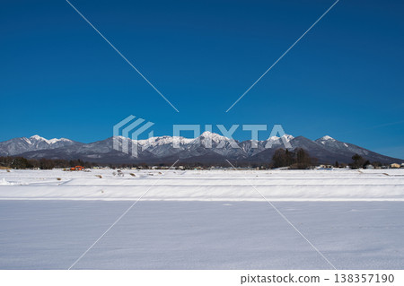 Snow scene Snow scene 138357190