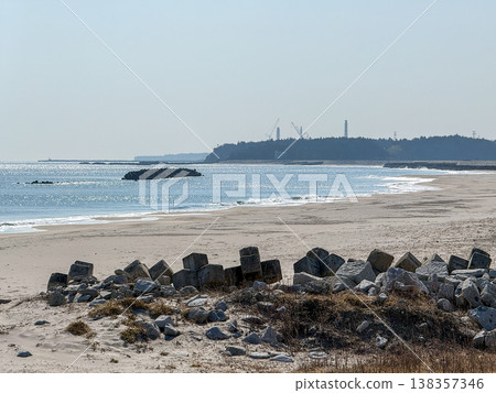 The buildings and surrounding scenery of the Fukushima Daiichi Nuclear Power Plant, where decommissioning work continues. February 2026, Fukushima Prefecture, Japan. The buildings and surrounding scenery of the Fukushima Daiichi Nuclear Power Plant, where decommissioning work continues. February 2026, Fukushima Prefecture, Japan. 138357346