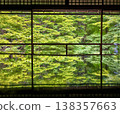 Fresh greenery at Rurikoin Temple and reflected on the floor 138357663