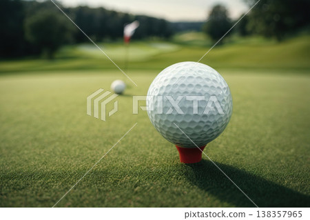 golf ball close-up 138357965