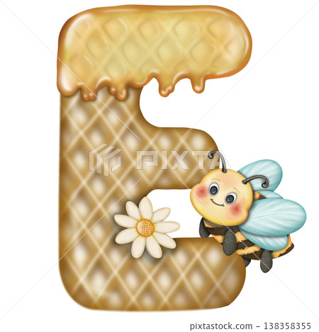 Bee cartoon character with emotions, face, arms, legs. Cartoon style. Hand drawn fashion illustration. World bee day. Bee cartoon character with emotions, face, arms, legs. Cartoon style. Hand drawn fashion illustration. World bee day. 138358355