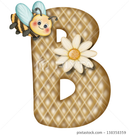 Bee cartoon character with emotions, face, arms, legs. Cartoon style. Hand drawn fashion illustration. World bee day. Bee cartoon character with emotions, face, arms, legs. Cartoon style. Hand drawn fashion illustration. World bee day. 138358359