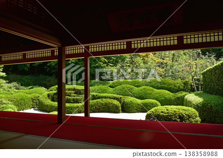 Horai Garden at Oike-ji Temple, Koka City, Shiga Prefecture 138358988