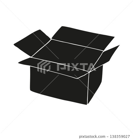 Vector hand drawn sketch doodle box Vector hand drawn sketch doodle box 138359027
