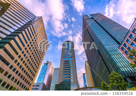 Tokyo cityscape, March 28. A view of the Otemachi business district and the Taisei Otemachi Building. Marunouchi is to the right and behind the building. Tokyo cityscape, March 28. A view of the Otemachi business district and the Taisei Otemachi Building. Marunouchi is to the right and behind the building. 138359528