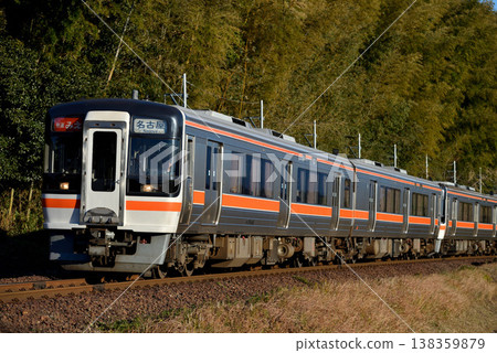 Kiha 75 system fast Mie running Sannomiya line Kiha 75 system fast Mie running Sannomiya line 138359879