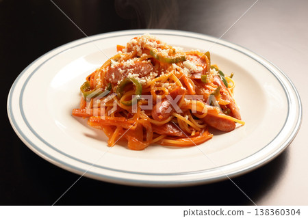 Old-fashioned coffee shop style Neapolitan spaghetti Old-fashioned coffee shop style Neapolitan spaghetti 138360304