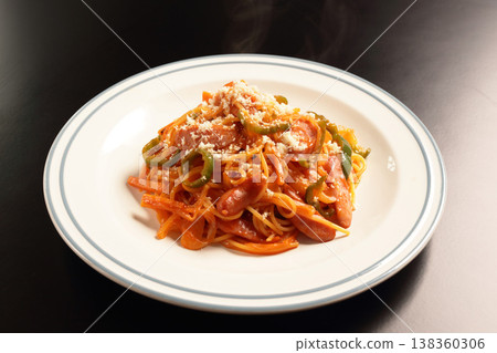 Old-fashioned coffee shop style Neapolitan spaghetti Old-fashioned coffee shop style Neapolitan spaghetti 138360306