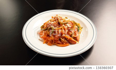 Old-fashioned coffee shop style Neapolitan spaghetti Old-fashioned coffee shop style Neapolitan spaghetti 138360307