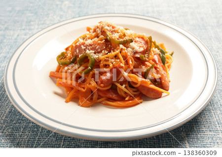 Old-fashioned coffee shop style Neapolitan spaghetti Old-fashioned coffee shop style Neapolitan spaghetti 138360309